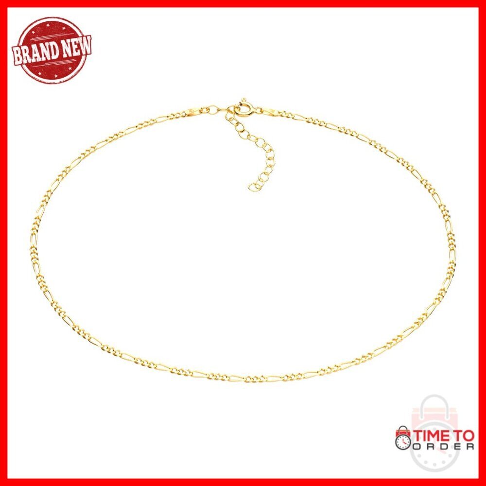 Sterling Silver Choker Necklace, Adjustable 13-17 Inches, Made in Italy
